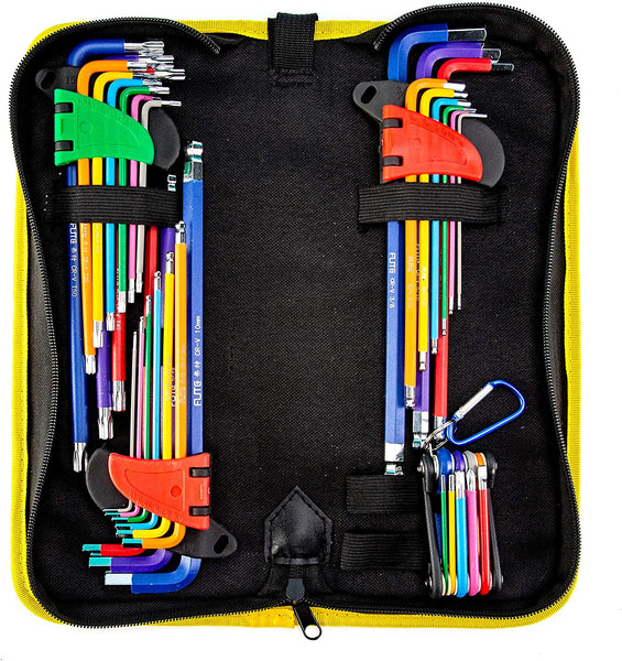 Hex Key Allen Wrench Set, Metric and Imperial Star Long Arm Ball