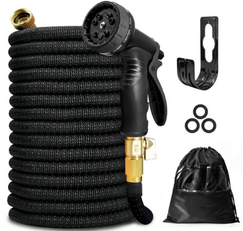 garden water spray pipe Kotto Expandable Garden Hose with 10 Spray Nozzles
