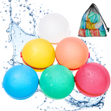 a group of colorful balls in water with text: '0'