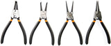 a pair of pliers with black handles with text: '之 力 EKHQ-102'