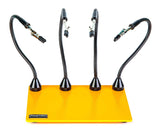a yellow rectangular device with black cords with text: 'Fstop Labs'