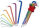 a set of colorful hex keys with text: 'CR-V 5mm 4mm CR-V 10mm CR-V 8mm 77'