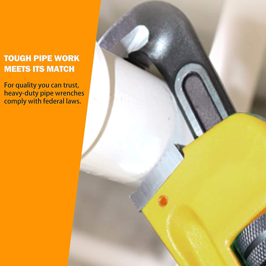 KOTTO Heavy Duty Adjustable Pipe Wrench Set – Kotto