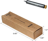 a box with a pen and a pen with text: 'KOTTO SOLDER SUCKER KOTTO SOLDER SUCKER 1.2 1.68"'
