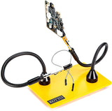 a yellow stand with black wires and a circuit board with text: '一 KOTTO'