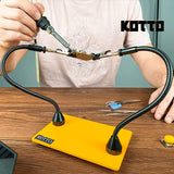 a person using a soldering device with text: 'KOTTO A KOTTO'
