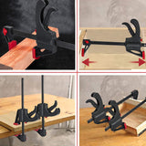 a collage of a clamp